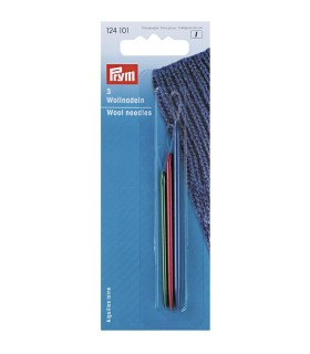 Assorted PRYM wool needles - aluminum