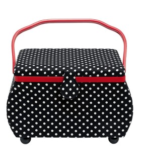 Polka Dots Sewing Basket - Prym