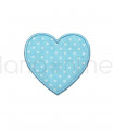 Thermoadhesive Patch - Pois Heart