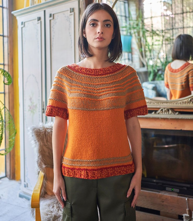 Mid Sleeve Sweater